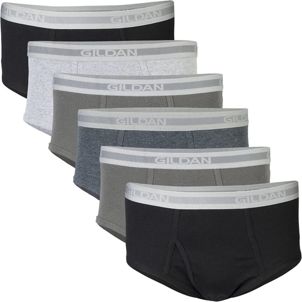 NWT 6-PK Gildan Hip Briefs 2XL